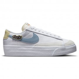 Blazer Low Platform Next bianco azzurro