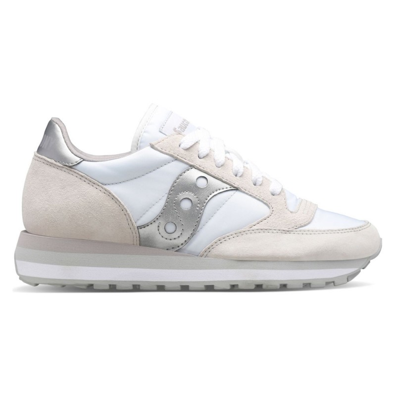 Saucony Jazz Triple Bianco Argento - Sneakers Donna