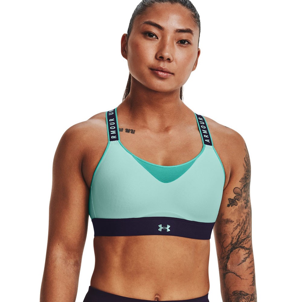 Under Armour Reggiseno Sportivo Verde Nero Donna Acquista online