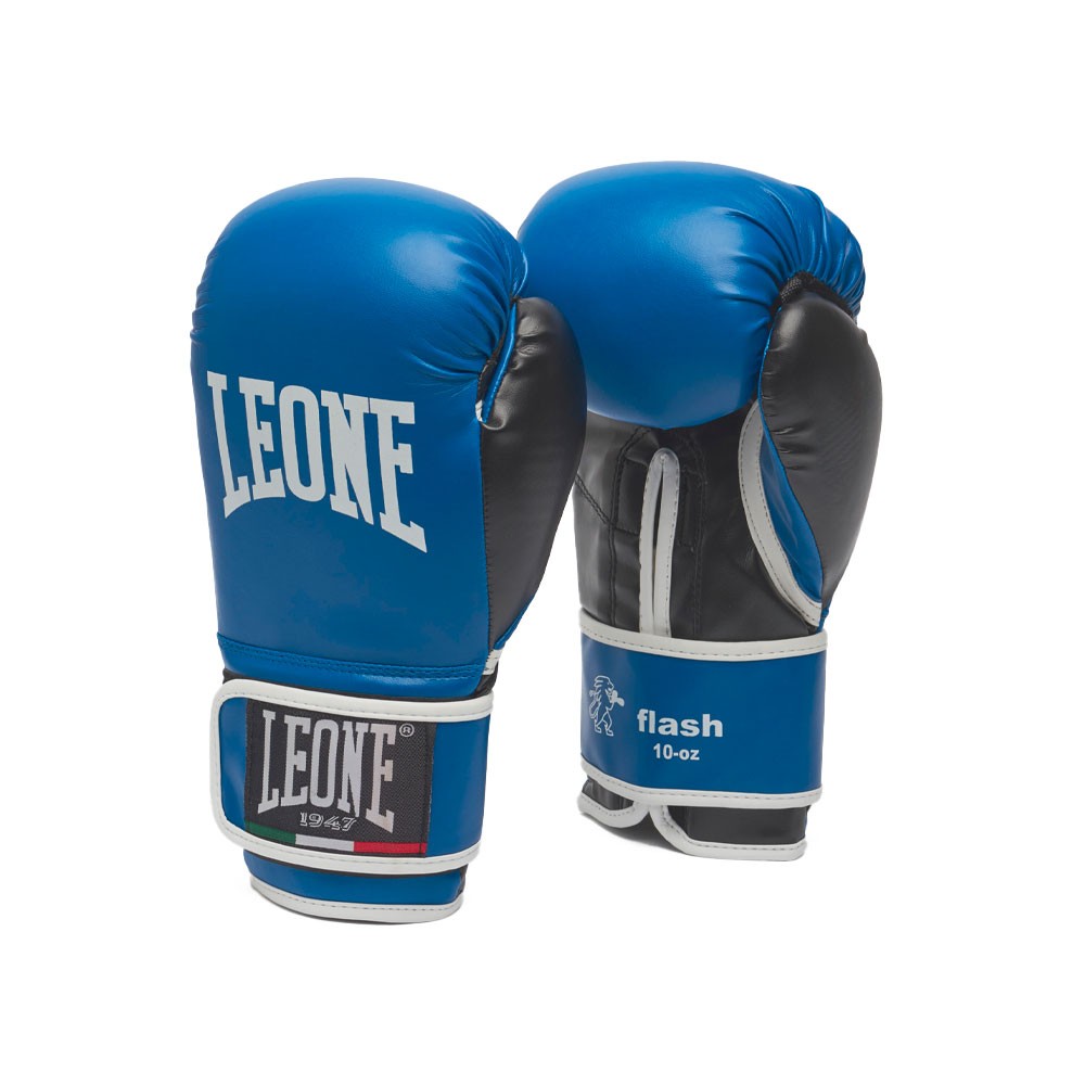 Image of Leone Guanti Boxe Flash Blu Uomo 10OZ