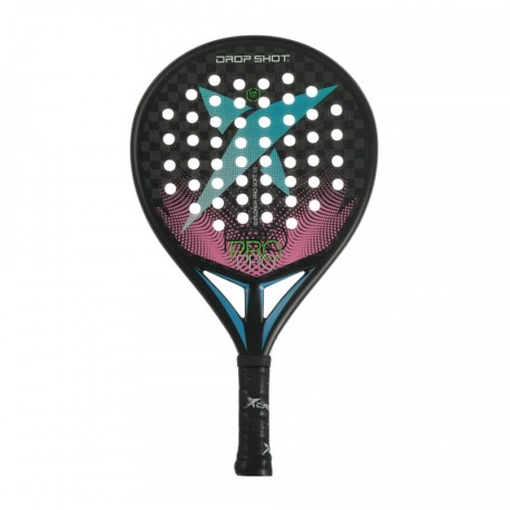 Dropshot Explorer Pro Soft 1.0 Nero Azzurro - Racchetta Padel Uomo