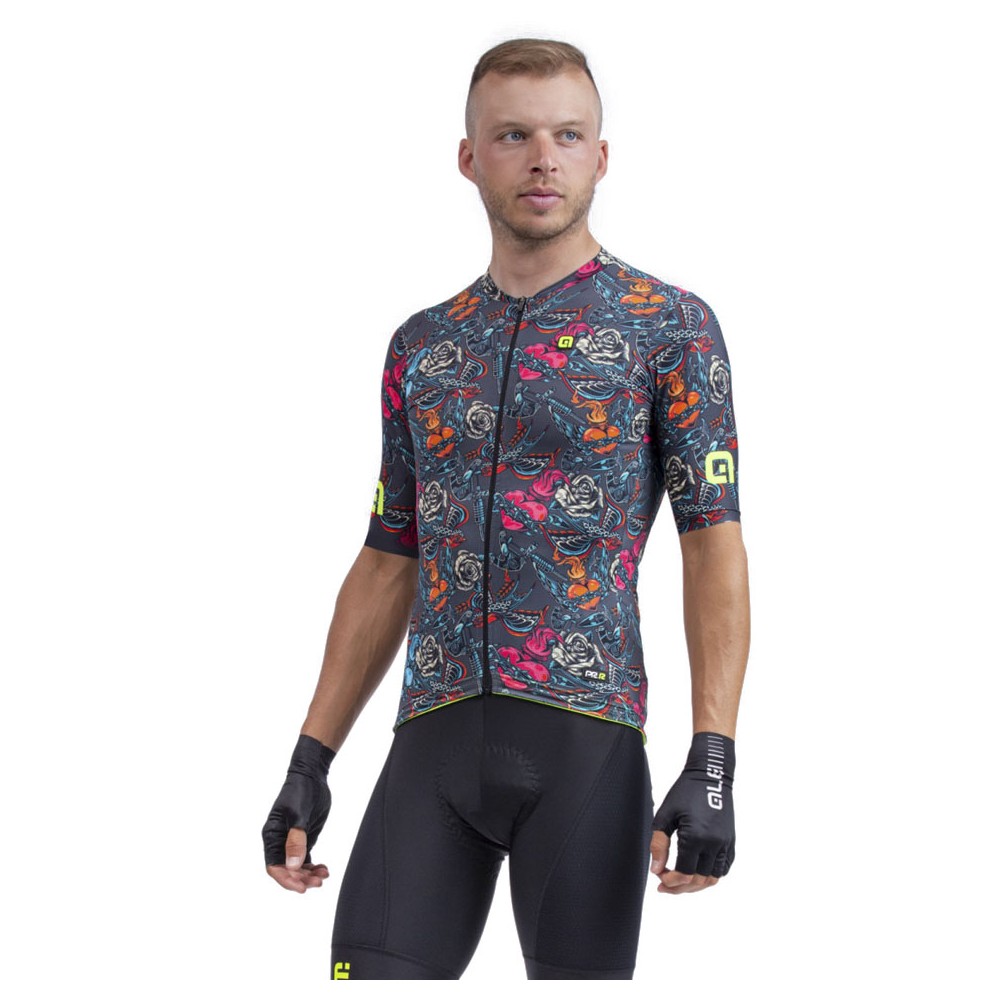 Ale' Maglia Ciclismo Tattoo Grigio Uomo - Acquista online su Sportland