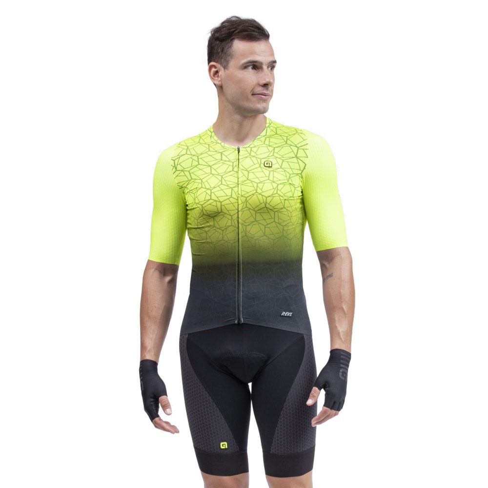 Ale' Maglia Ciclismo Velocity Giallo Fluo Uomo - Acquista online su  Sportland