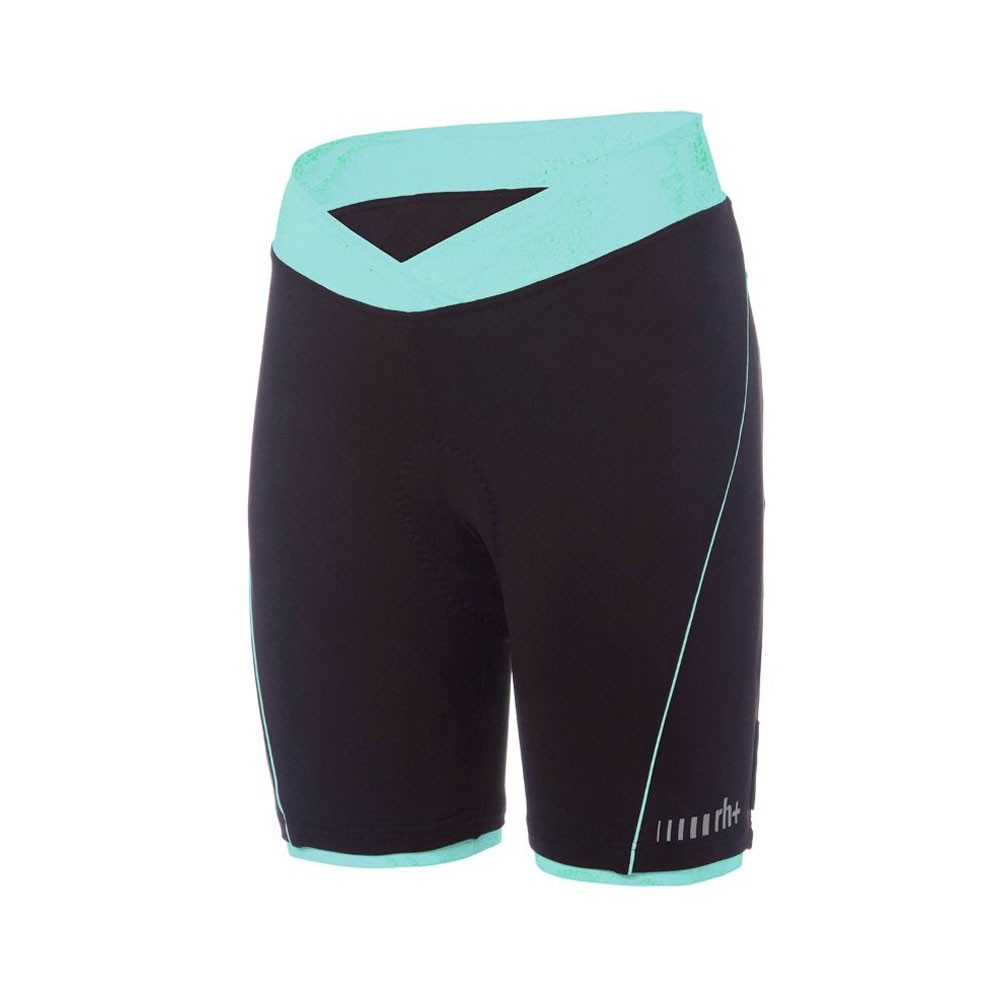 Rh+ Pantaloncini Ciclismo Pista Nero Turchese Donna - Acquista online su  Sportland