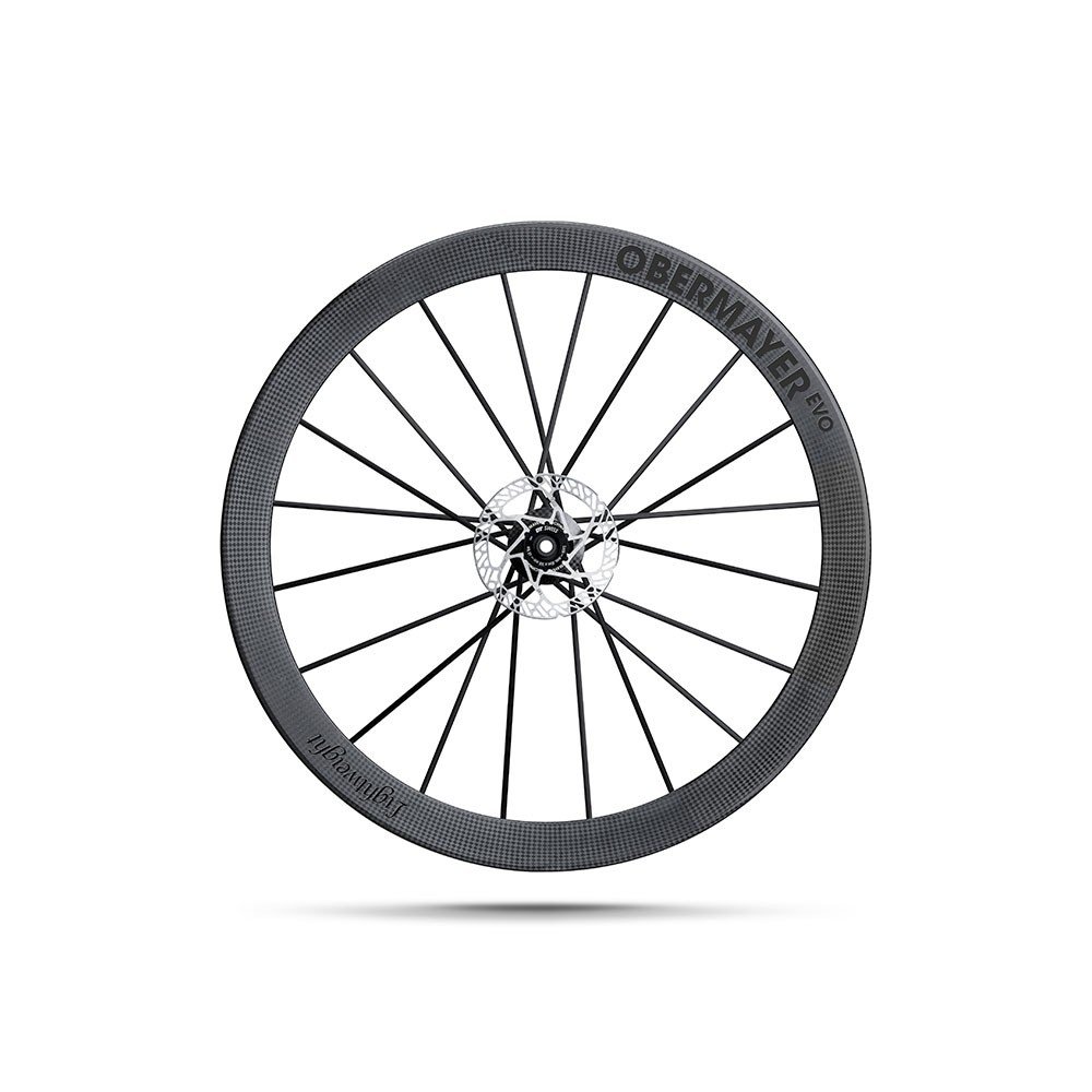 Lightweight Ruote per Bici Obermayer Evo Disc Schwarz Edition TU
