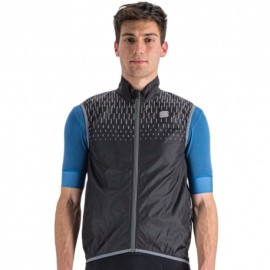 Sportful Gilet Ciclismo Reflex Nero Uomo