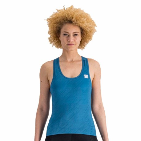 Sportful Top Ciclismo Flare Berry Blue Donna