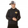 New Era Felpa Nba Aop Lakers Nero Giallo Uomo