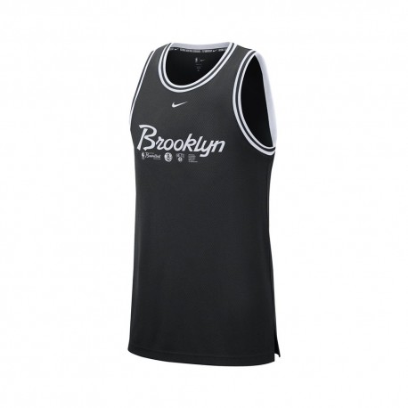 Nike Canotta Basket Nba Brooklyn Dna Nero Uomo