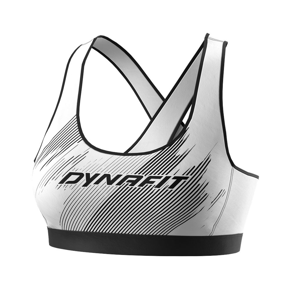 Dynafit Bra Trail Running Alpine Graphic Bianco Nero Donna S