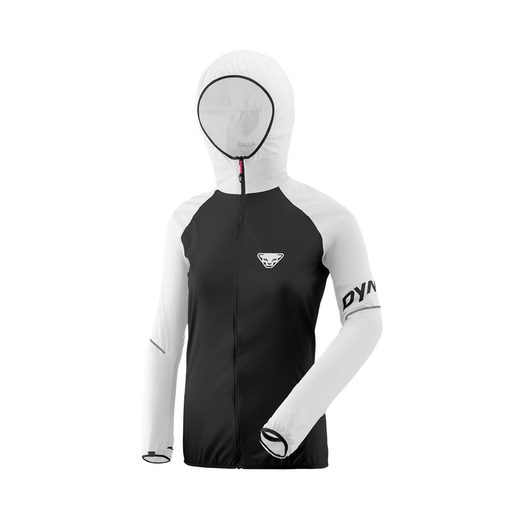 Dynafit Giacca Trail Running Alpine Wind 2 Nero Bianco Donna EUR 42