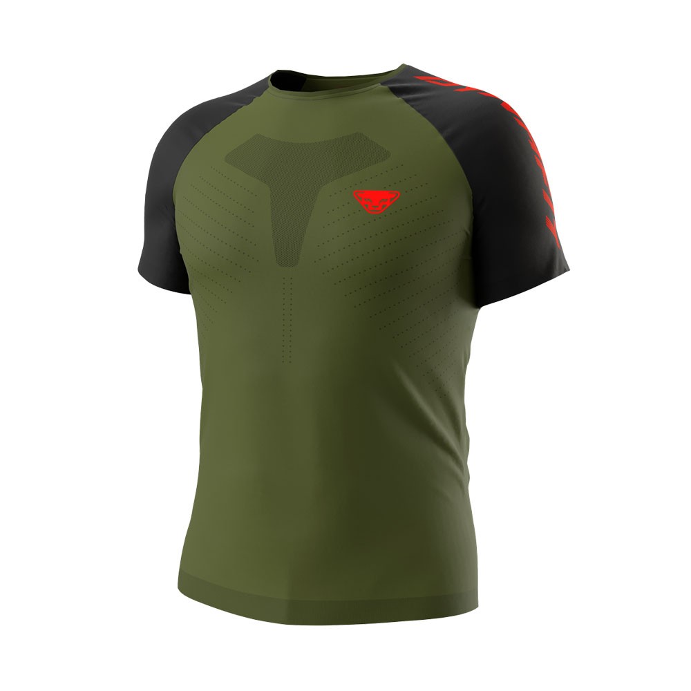 Dynafit T-Shirt Trail Running Ultra 3 S-Tech Verde Uomo S/M
