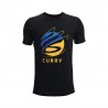 Under Armour Maglia Basket Curry Symbol Nero Giallo Bambino