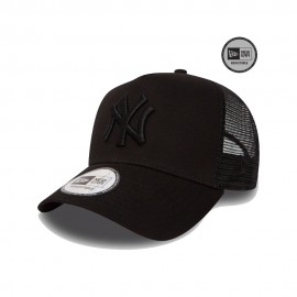 New Era Cappellino 9Forty Trucker Ny Tono Su Tono Nero