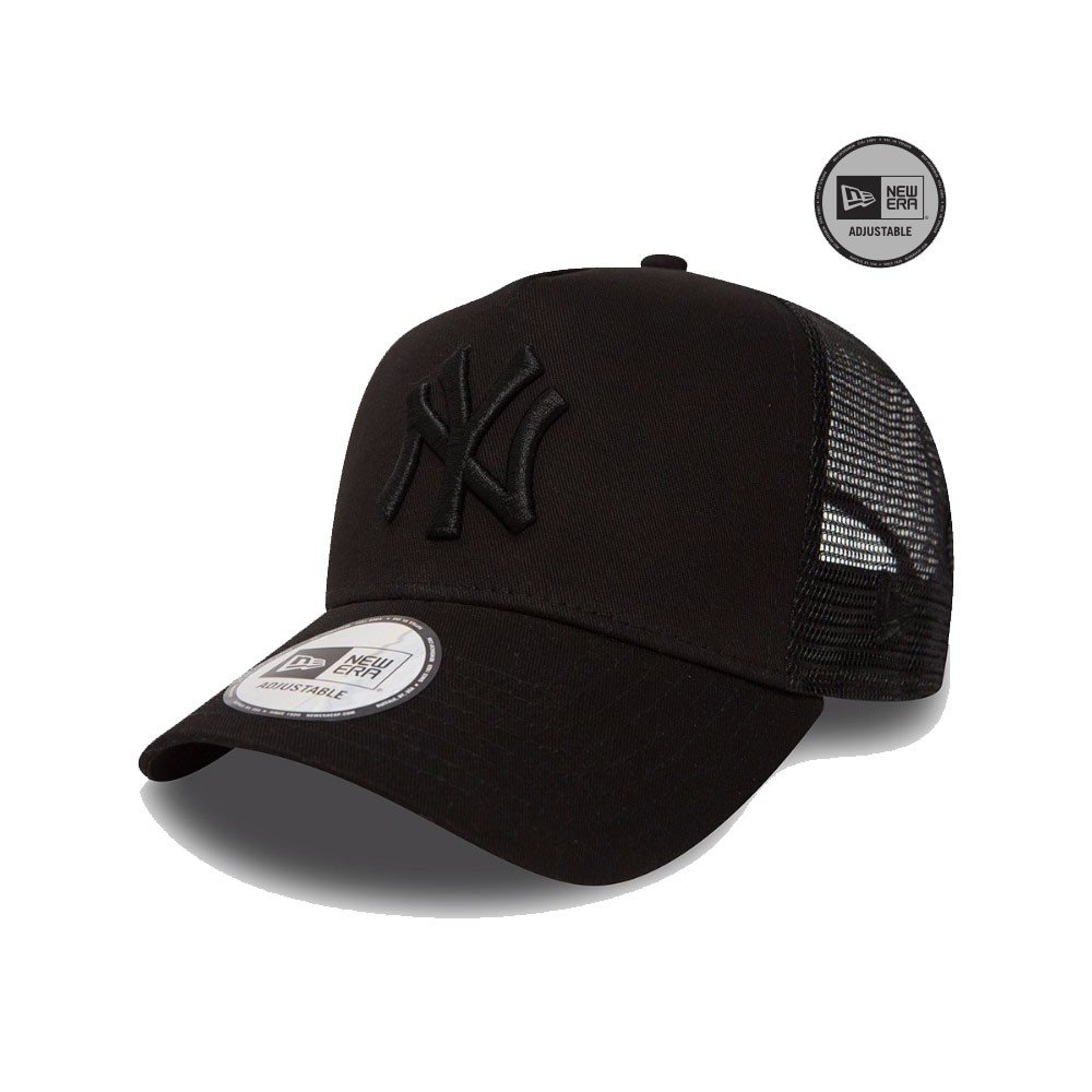 Image of New Era Cappellino 9Forty Trucker Ny Tono Su Tono Nero OSFA / Adult