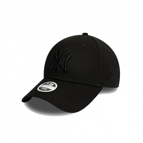 New Era Cappellino Logo Tono Su Tono Nero Donna