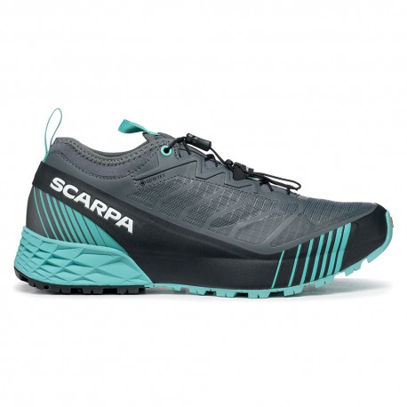 Scarpa Ribelle Run GORE-TEX Anthracite Blu Turquoise - Scarpe Trail Running Donna