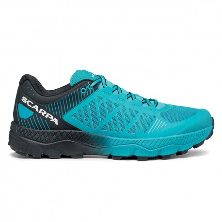 Scarpa Spin Ultra Azure-Nero - Scarpe Trail Running Uomo