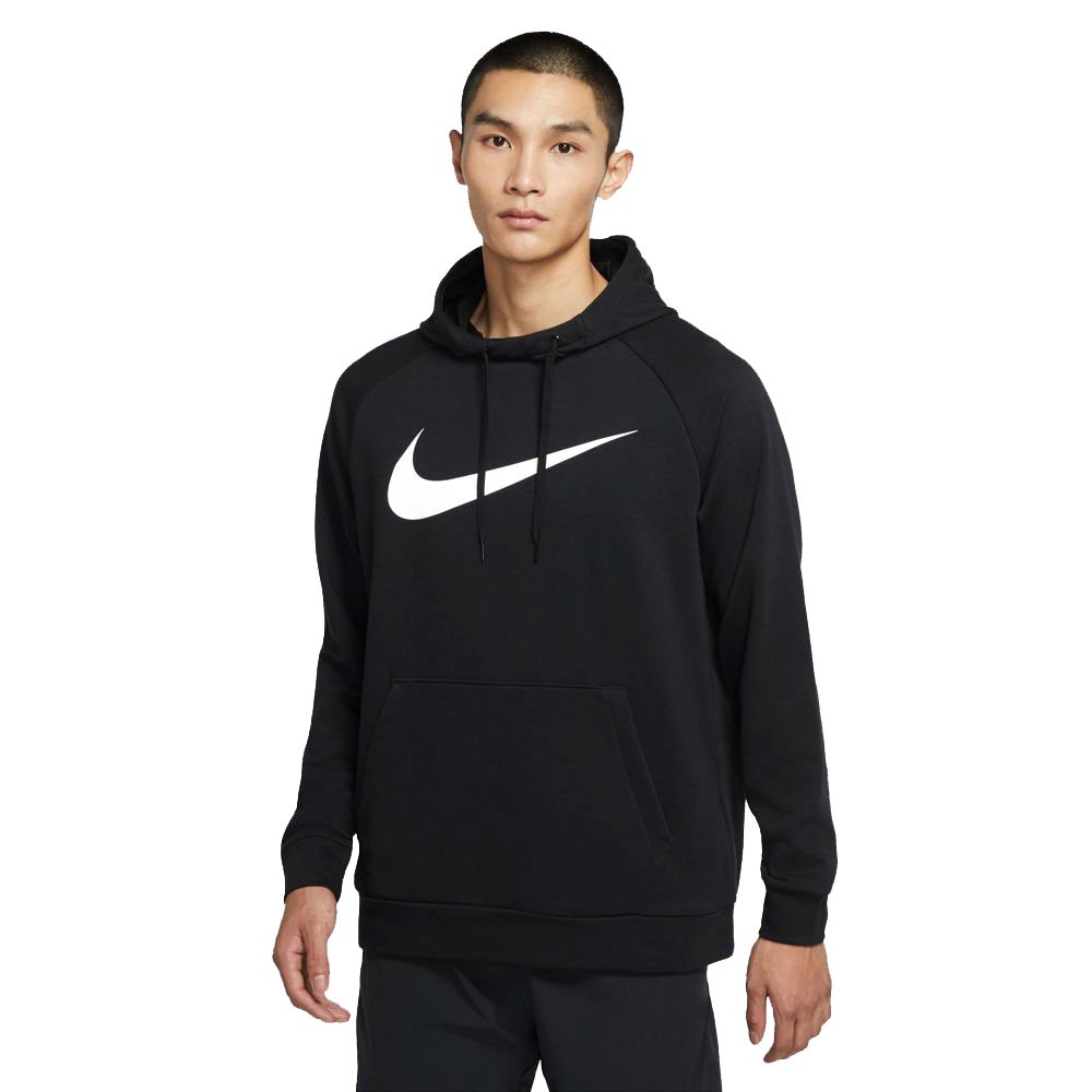 Nike Felpa Con Cappuccio Logo Nero Uomo XL