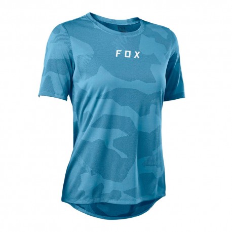 Fox T-Shirt Mtb Ranger Tru Dri Blu Donna