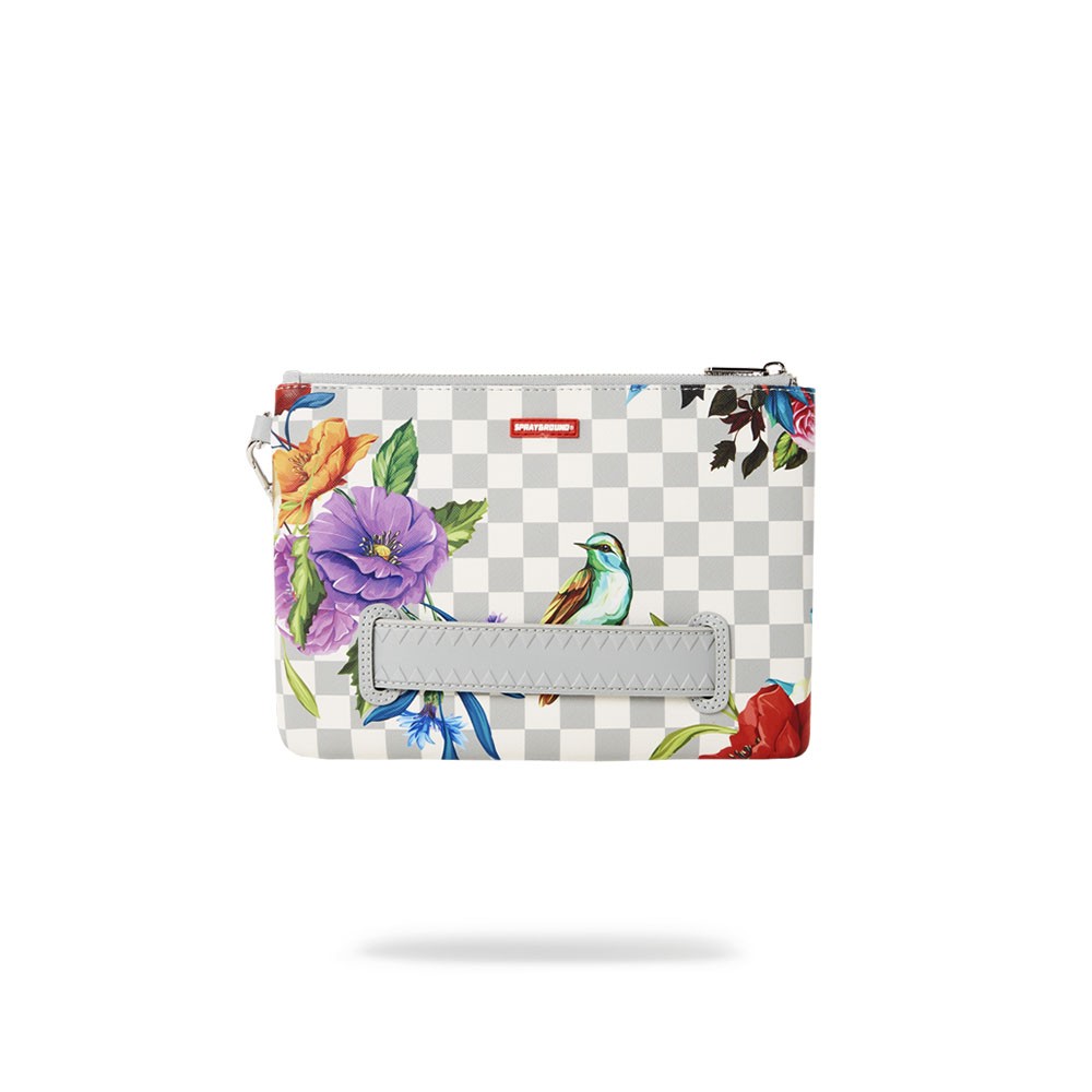 Sprayground Borsello Fiori Check Bianco - Acquista online su Sportland
