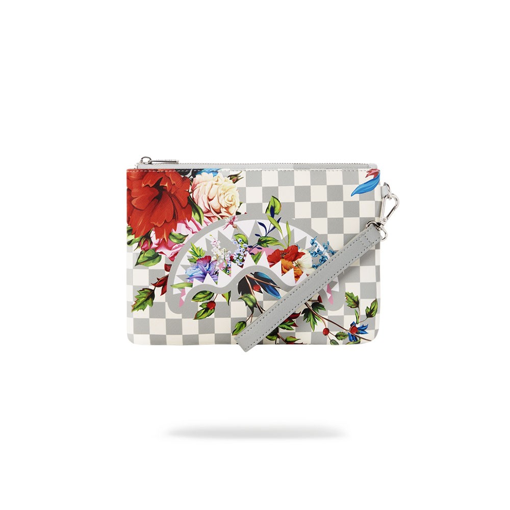 Sprayground Borsello Fiori Check Bianco - Acquista online su Sportland