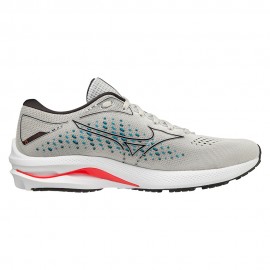 Mizuno Wave Rider 25 Oyster Mushroom Nero - Scarpe Running Uomo