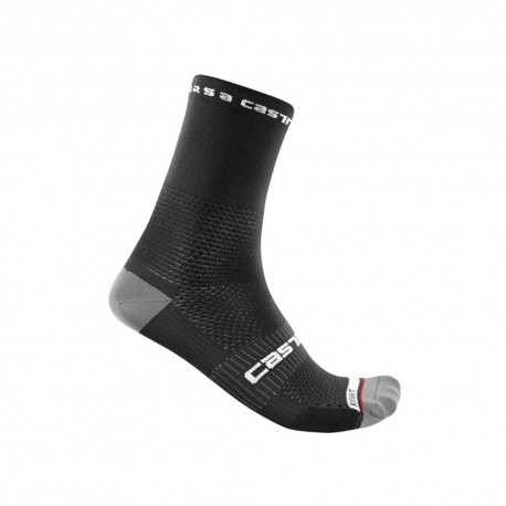 Castelli Calze Rosso Corsa Pro 15 Nero