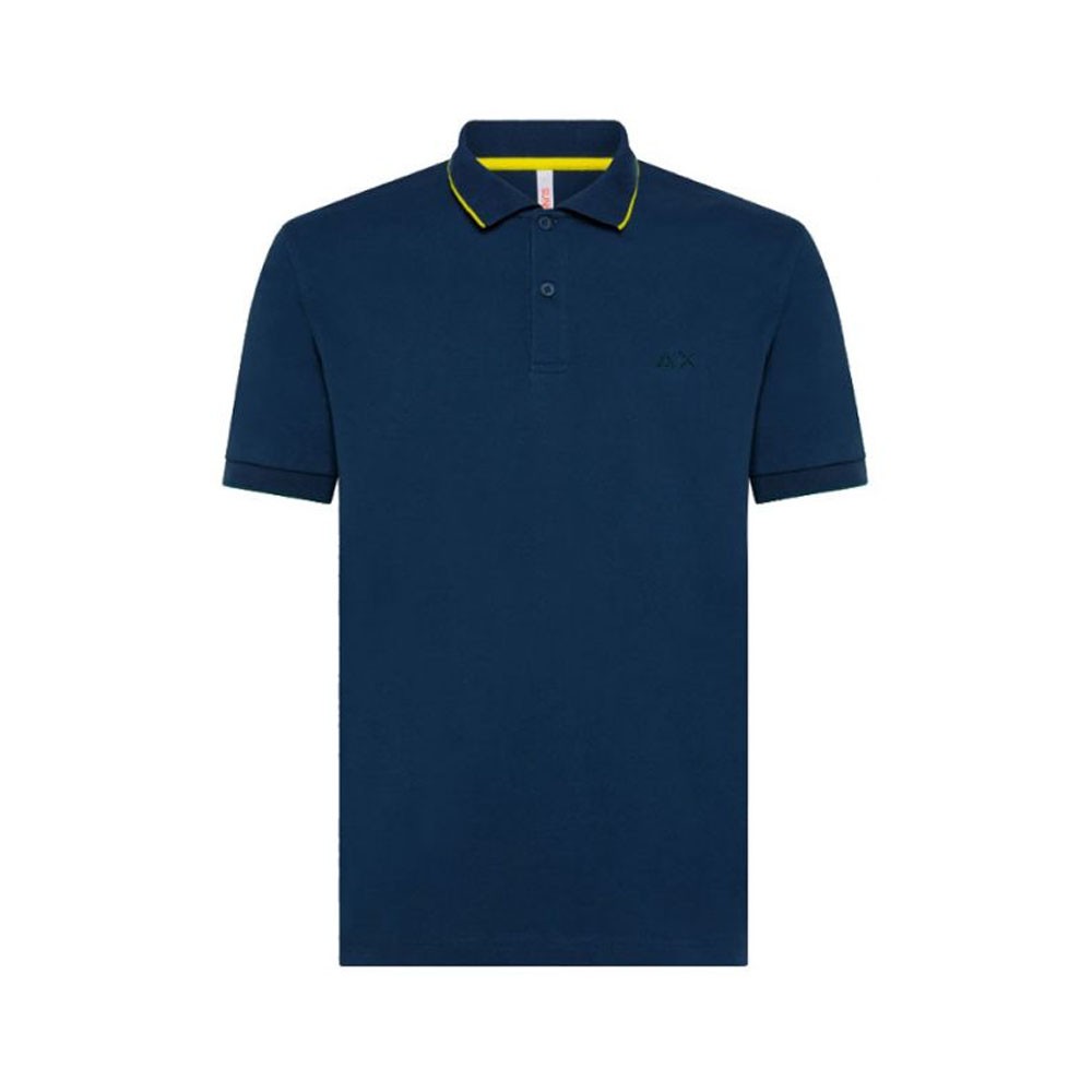 Sun 68 Polo Bordino Blu Uomo S