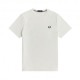 Fred Perry T-Shirt Logo Bianco Nero Uomo