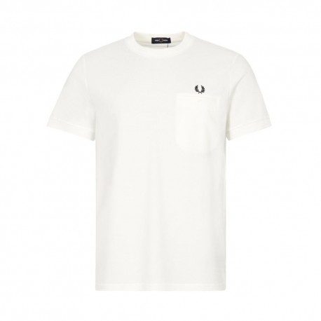 Fred Perry T-Shirt Logo Bianco Uomo