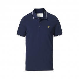 Lyle & Scott Polo Tinta Unita Blu Uomo
