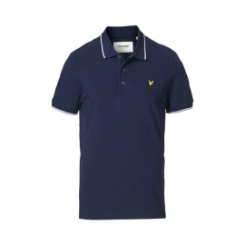 Lyle & Scott Polo Tinta Unita Blu Uomo