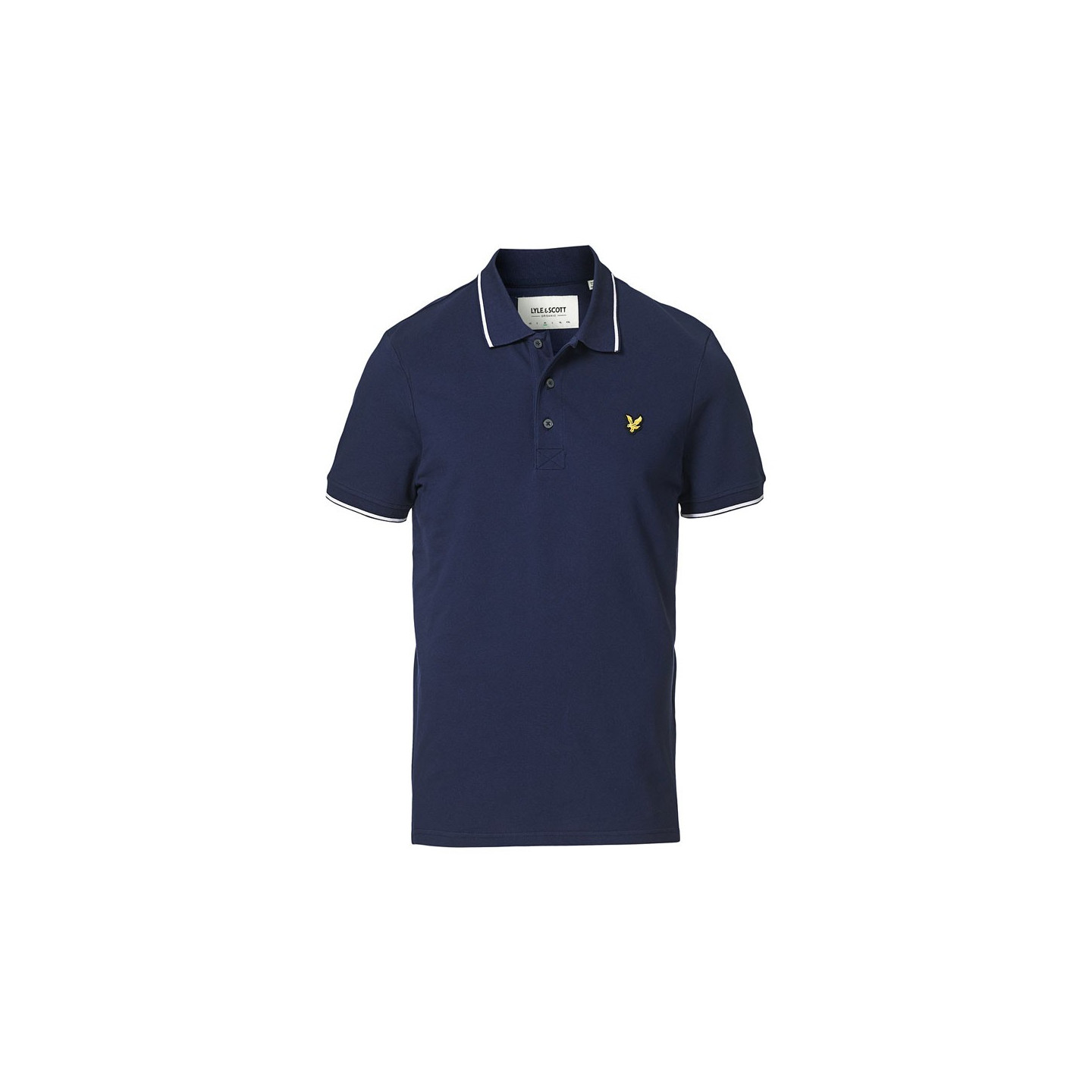 Lyle & Scott Uomo Blu Polo A Tinta Unita - Immagine 2