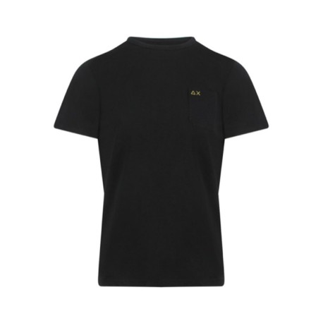 Sun 68 T-Shirt Taschino Nero Uomo