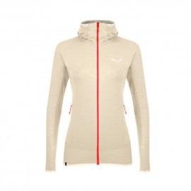 Salewa Fleece Light Micro Oatmeal Melange Donna