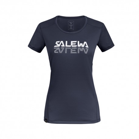 Salewa T-Shirt Sporty Graphic Navy Blazer Donna