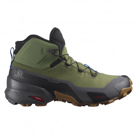 Salomon Cross Hike Mid GORE-TEX Olivine - Scarpe Trekking Uomo