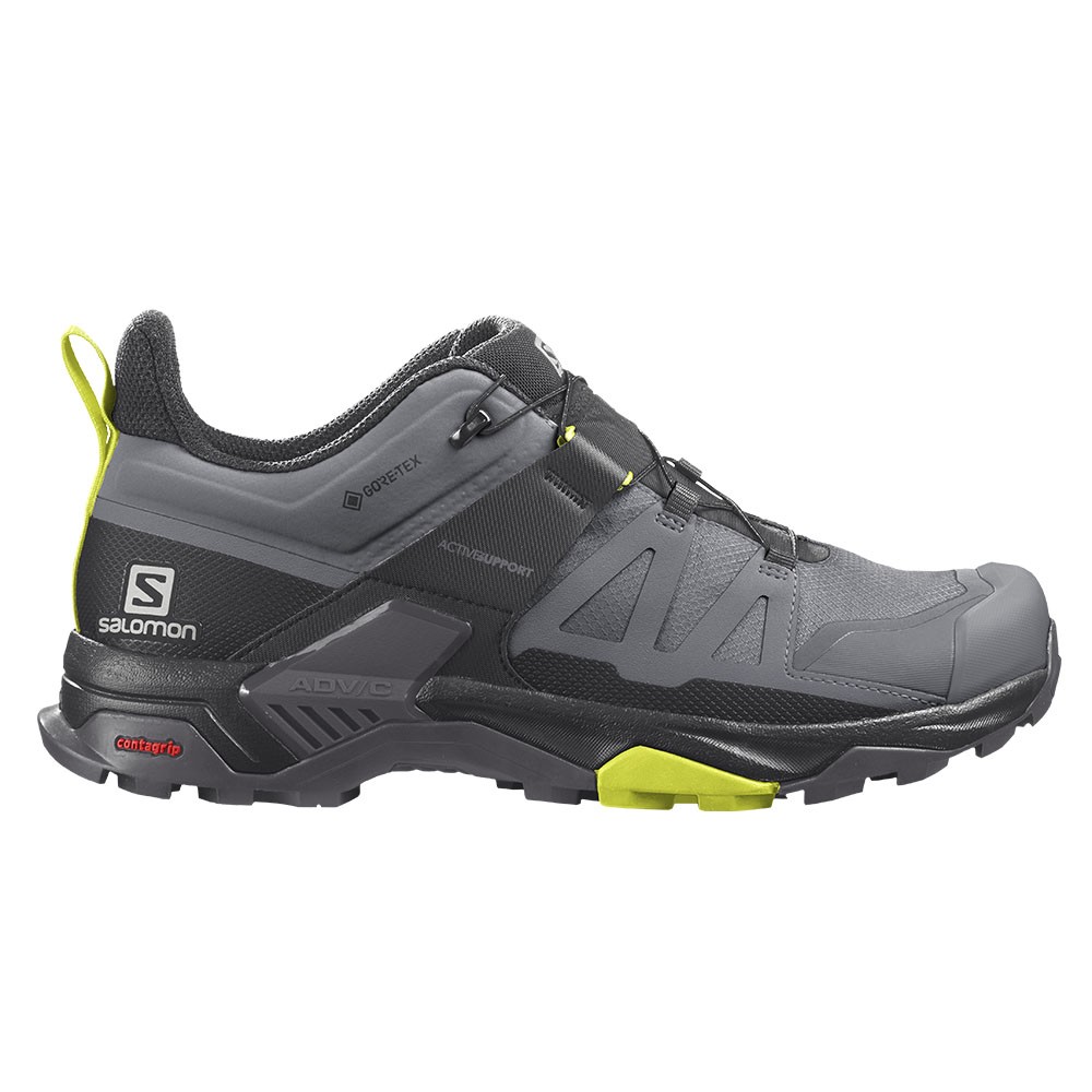 Salomon X Ultra 4 GORE-TEX Nero Grigio - Scarpe Trekking Uomo EUR 44 2/3 / UK 10