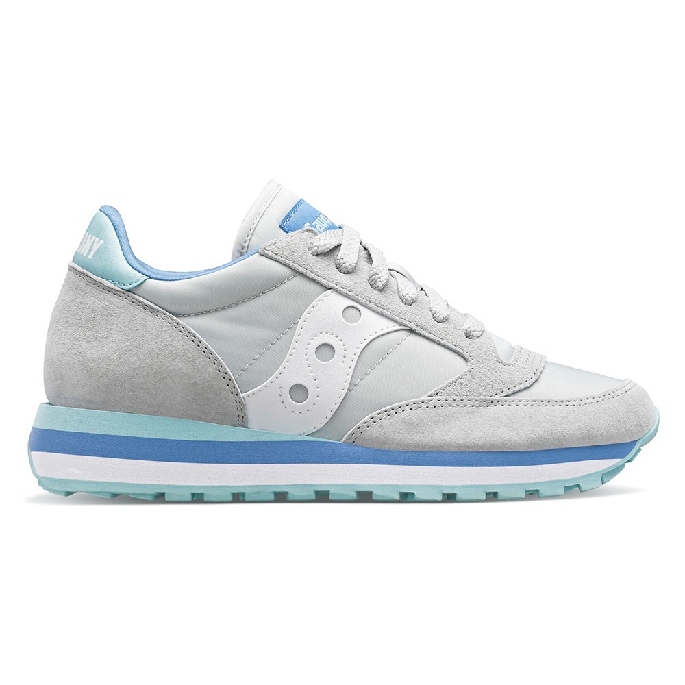 Saucony Jazz Triple Grigio Blu Azzurro - Sneakers Donna EUR 37 / US 6