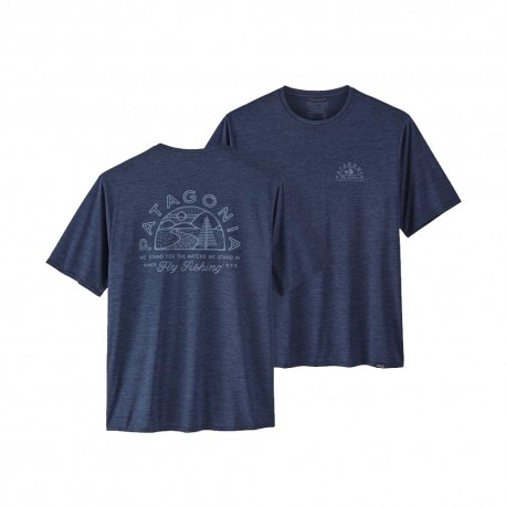 Patagonia T-Shirt Capilene Cool Daily Graphic Hatch Hour Uomo