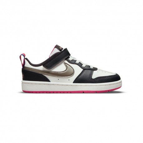 Nike Court Borough Low 2 Se Ps Bianco Grigio - Sneakers Bambina