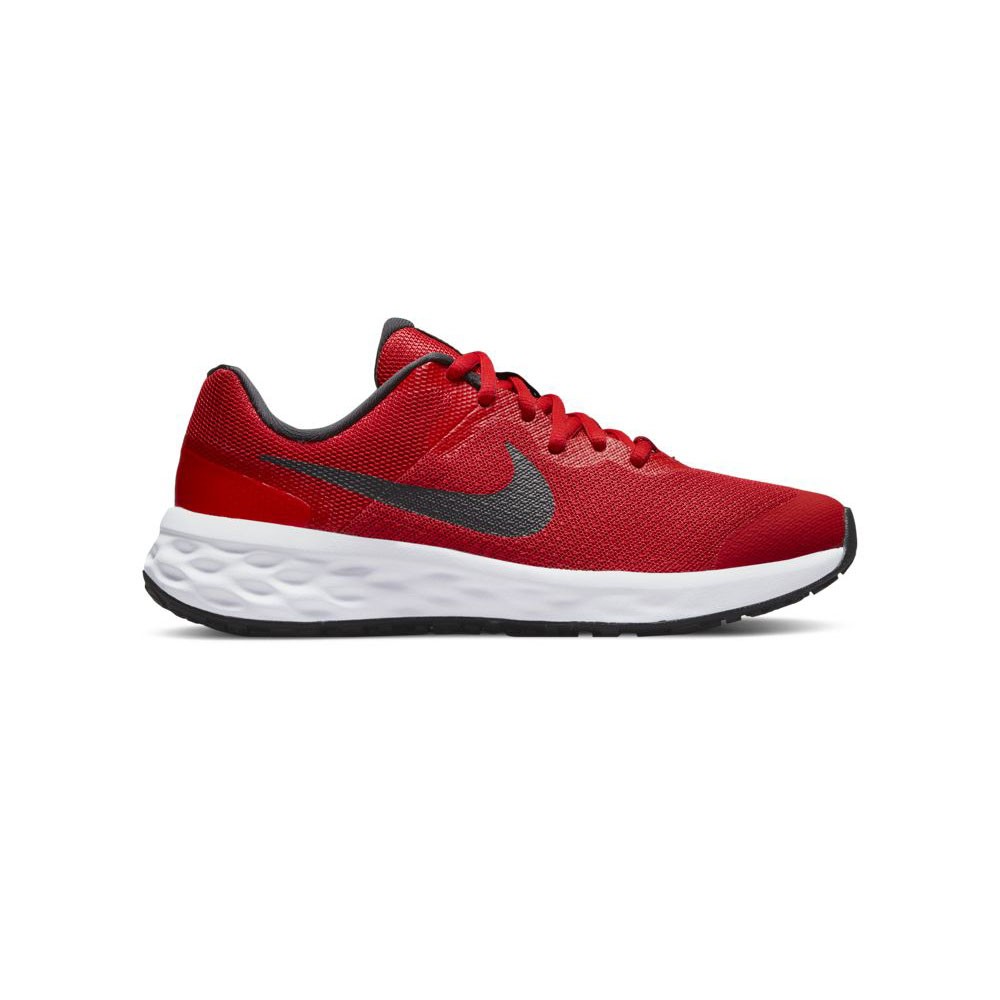 Nike Revolution 6 Gs Rosso Nero - Scarpe Ginnastica Bambino EUR 38 / US 5.5Y