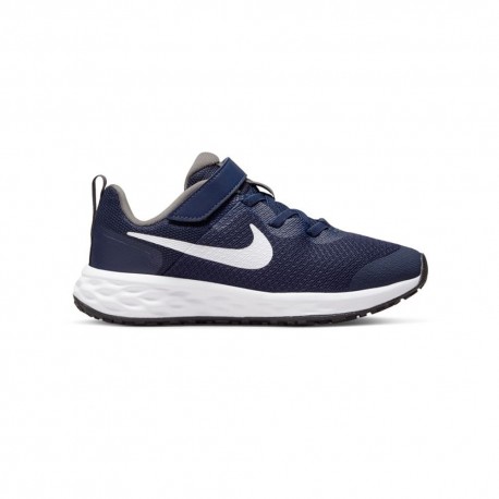 Nike Revolution 6 Ps Navy Bianco - Sneakers Bambino