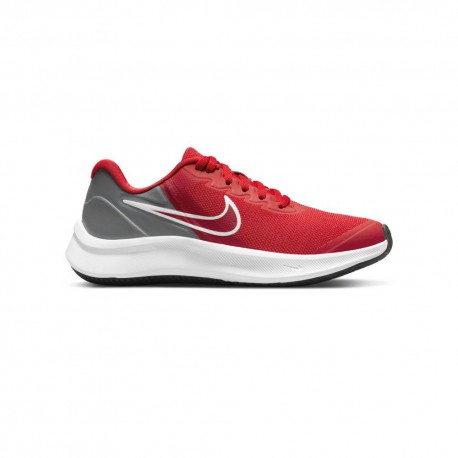 Nike Star Runner 3 Gs Rosso Bianco - Sneakers Bambino