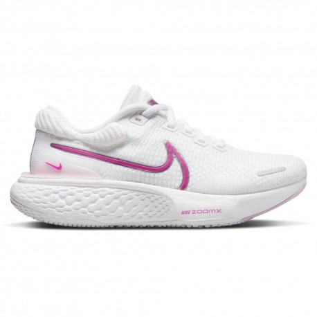 Nike Zoomx Invincible Run Flyknit 2 Bianco Rosa - Scarpe Running Donna