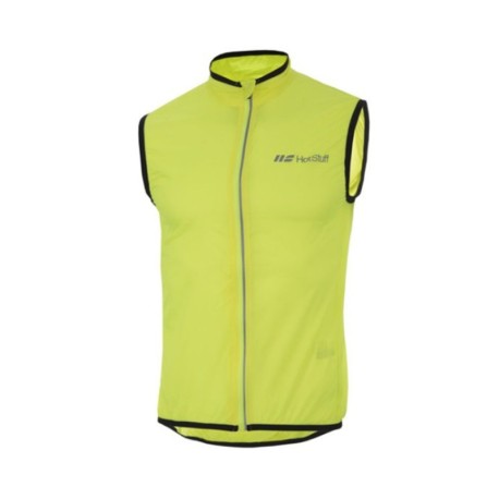 Hot Stuff Gilet Ciclismo Wind Giallo Uomo