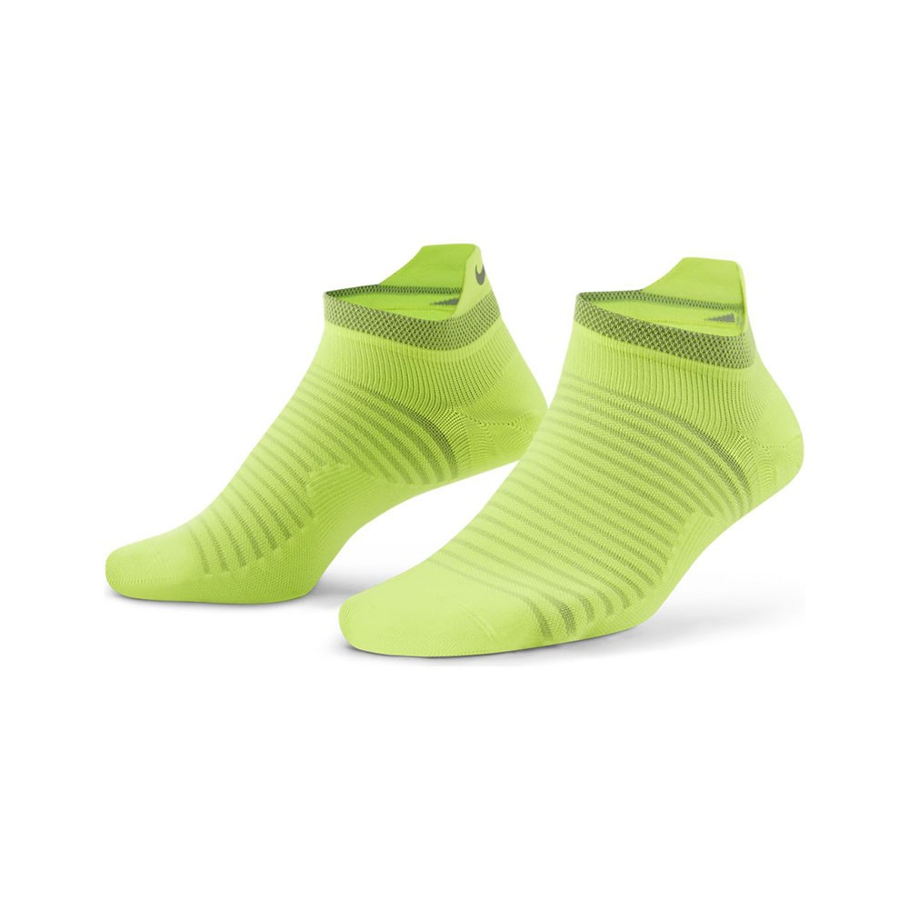 Nike Calze Spark No-Show Volt Lime Argento Eur 44/45.5 - 10-11.5