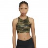 Nike Reggiseno Sportivo Camou Verde Donna