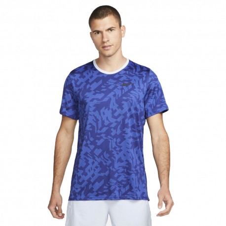 Nike Maglietta Palestra Fantasia Blu Uomo